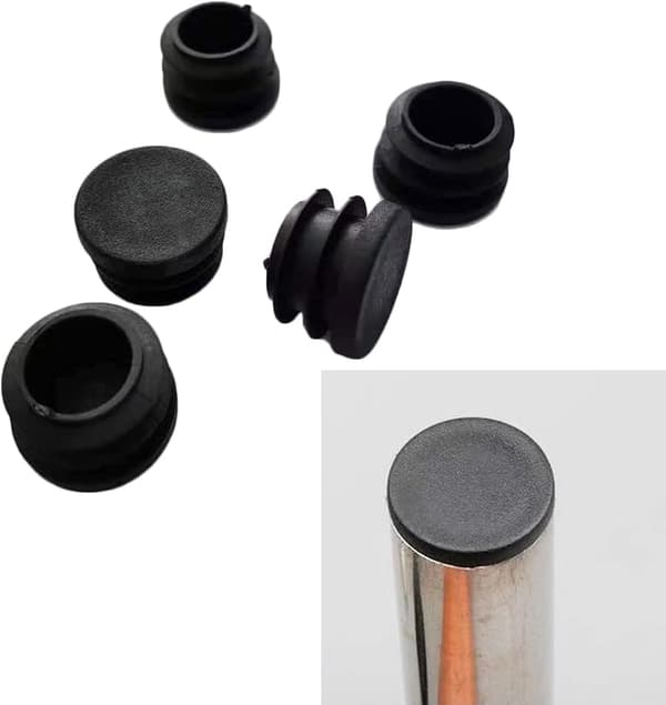 16 mm stolsfot 32 st. Stolsfot runda plastlock ändlock för stolsrör stolsbensskydd