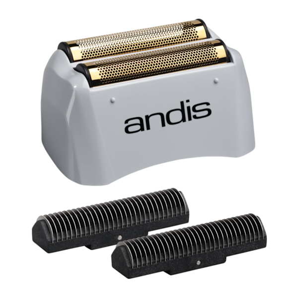 Pro Shaver Erstatningsfolie og Kutter - Kompatibel med Andis Modeller, Super Myk Gull Titan Kutter