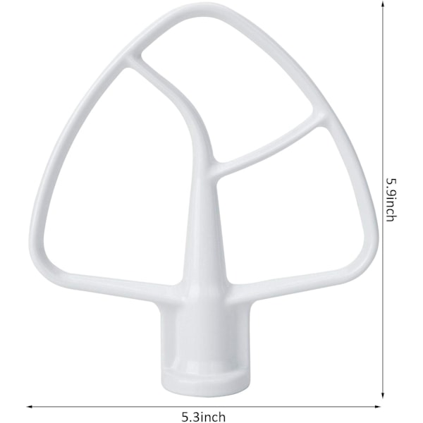 K45B Tasainen Vaahdotin Pinnoitteella Yhteensopiva KitchenAid 4.,ZQKLA:n kanssa