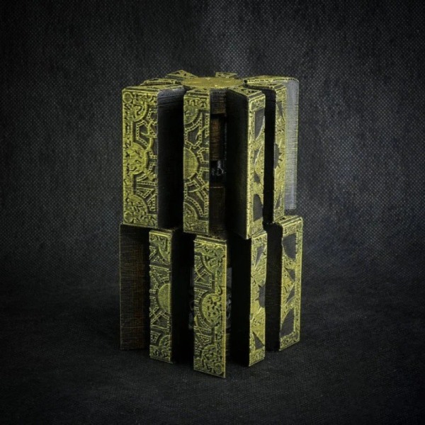 Hellraiser Puzzle Box Movable Lament Horror Prop Lelu
