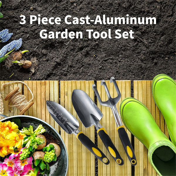 Rustfritt stål blomsterspade, hagespade, barnespade i metall