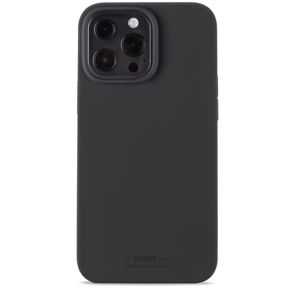 holdit iPhone 13 Pro Max - Silikone Mobilcover - Sort_xx Black Black