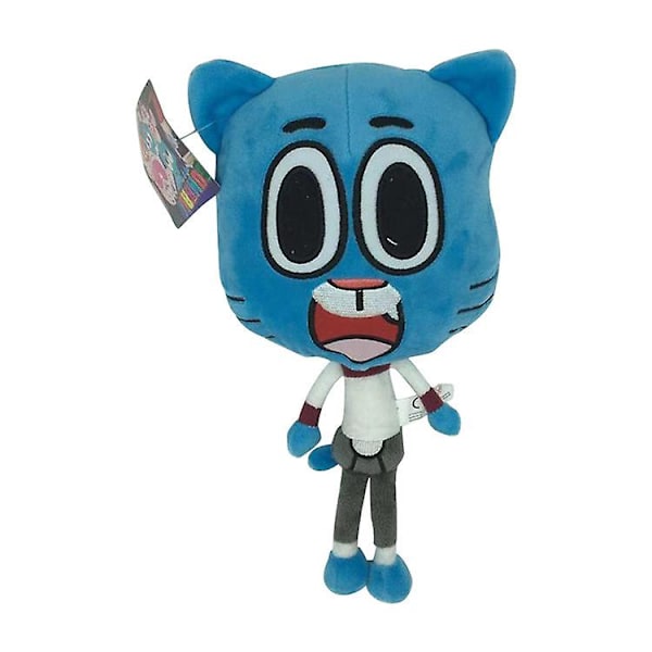 The Amazing World of Gumball -sarjan Gumball-sarjakuvahahmo pehmolelu, purukumia syövä lasten anime-pehmolelu Ada Ada 25cm