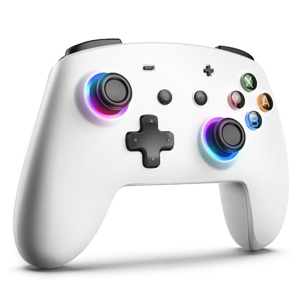 Switch Pro Controller, Trådløs Switch Controller med LED-lys/Dobbelt Vibration, Fjernbetjeningsspil