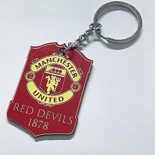 Football club key ring WC acrylic pendant key ring manchester united