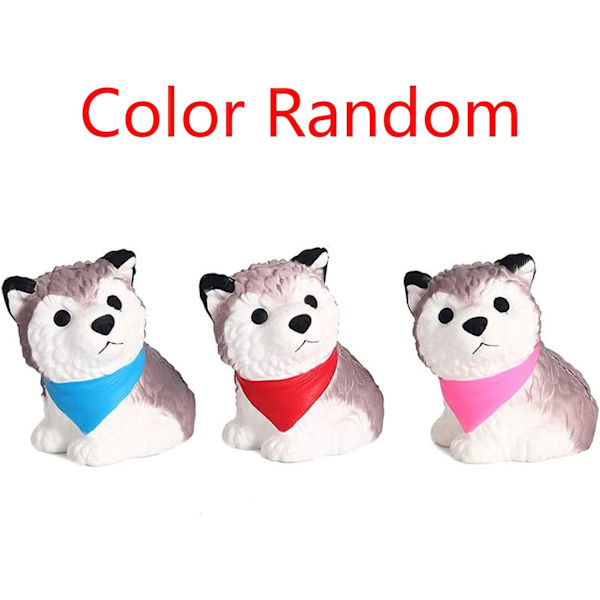 Squishies Hund Squishies Duftende Squeeze Legetøj Stress Relief Squishies Langsomt Stigende Dyr Legetøj Kawaii Blød Gave Kollektion Farve Tilfældig