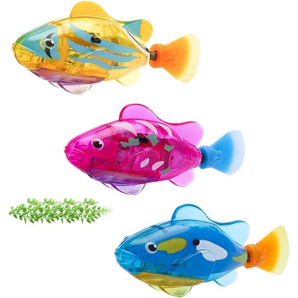3-paknings piggvarklovnefiskleker,dykking flytende badekarleker (tilfeldig farge)