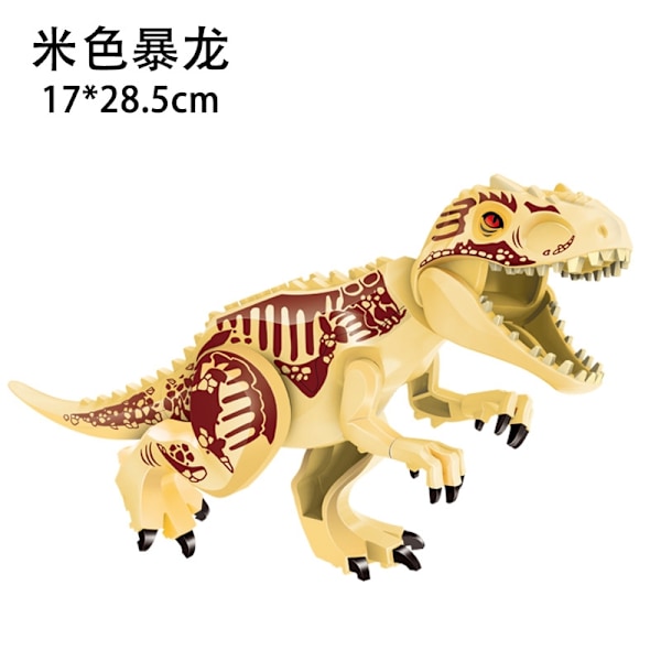 Dinosaurfigurer, Indominus T Rex Blokk, Stor Dinosaurblokk, Barnefest - WELLNGS B