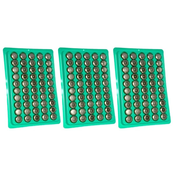 50/100/150 st LR44 AG13 140mAh Cell Myntur-Klockbatteri L1154 357 SR44 1,5V Alkaliska Knappcellsbatterier Passar för Klocka 0.2 100 pieces