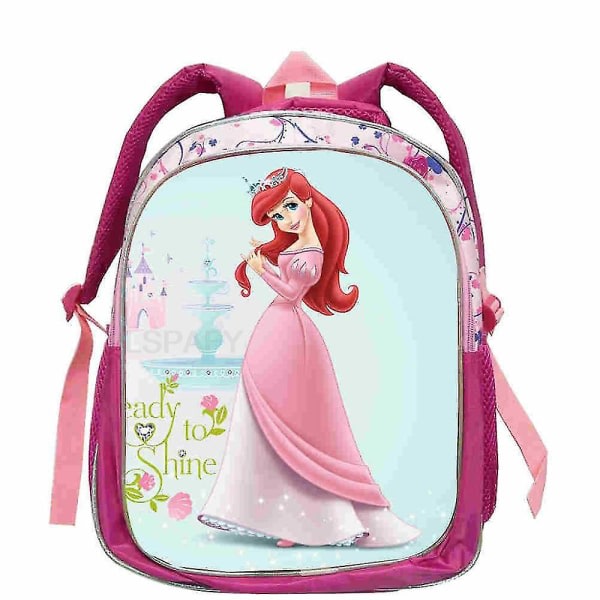 Babyrygsæk Lille Havfrue Ariel Princess Børneskoletaske Børnehave Børnehave Grundskole rygsække til piger stil 7