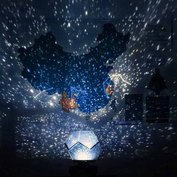 Loft Galaxy Star Projektor Natlys Projektor Stjernehimmel