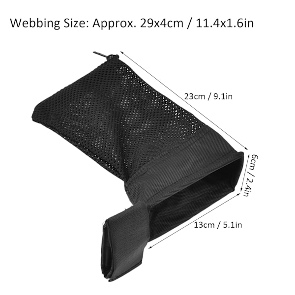Mässingssamlare Mesh Mässingsskalfångare Utomhus Velcro Typ Skalförvaringsväska för AR 15