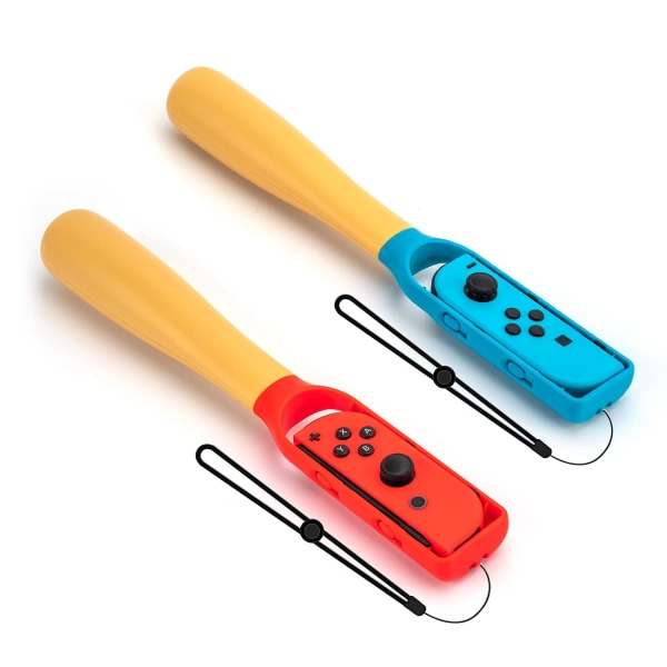 Håndtag til baseballbathåndtag, Baseball Stick-spiltilbehør Kompatibel med Nintendo Switch OLED（2PCS）
