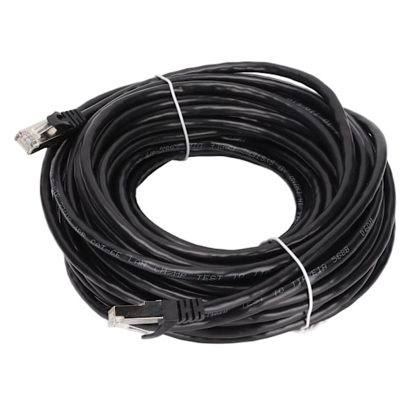 Cat 6 Ethernet-kabel EMI-skjerming Lavt returtap 10 Gbps Høyhastighets RJ 45-kontakt Internettkabel for PC 20 meter