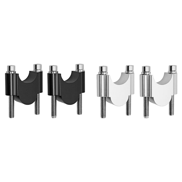 1/3/5 2st/set Höghållfast Monteringsklämma för Stång av Aluminiumlegering För Vit 28mm White 28mm Piece