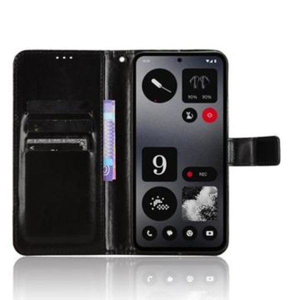 Nothing CMF Phone 1 Plånboksfodral med Magnetisk Stängning - Svart Svart black