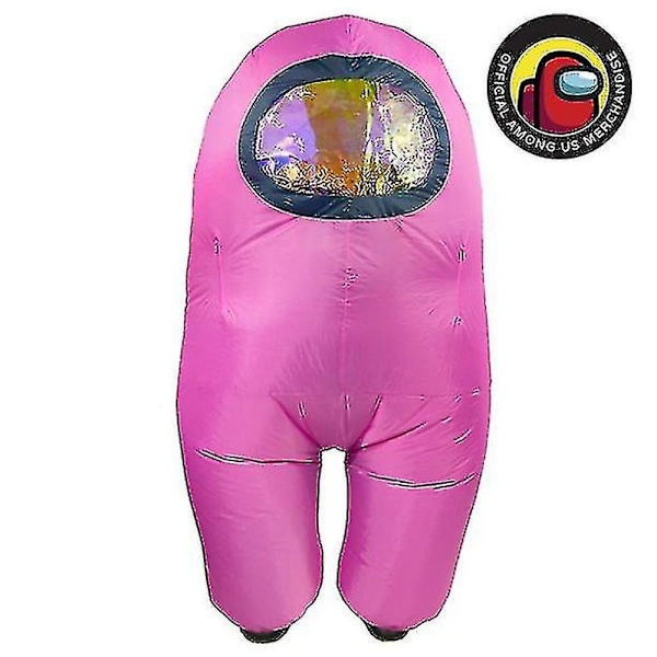 Uppblåsbar Barnrymdsdräkt Uppblåsbar Dräkt Vuxen Halloween Varulvsdräkt Lila purple 155-195CM
