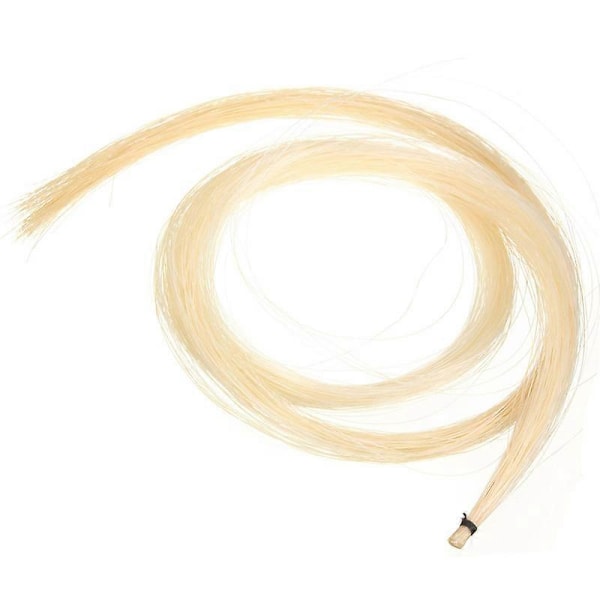 Hank 79-80 cm Ekte Mongolsk Hestehår for Fiolin, Bratsj, Cello, Bassbue, Fotofarge