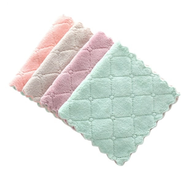 4 stk mikrofiberkluter, oppvaskklut, superabsorberende effekt