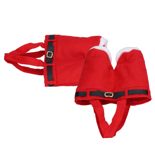 2 x julegavepose Søt håndholdt nissebukse Godteri