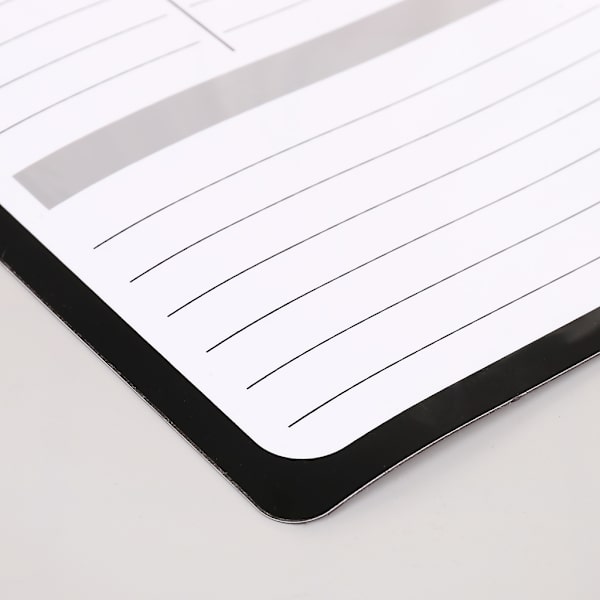 Veckovisplanerare Mjuk Magnetisk Vittavla Kylskåpsmagneter Ritning Meddelandetavla Påminnelse Memoblock Kalender