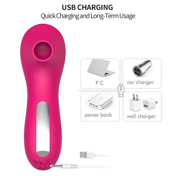Sugende vibrerende massager til klitorisstimulation_xx