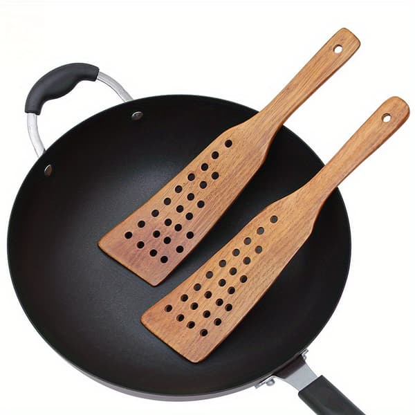 Non-stick multifunksjonell trespatel, pannekake stekespade & hullsleiv kjøkkenutstyr 1pc