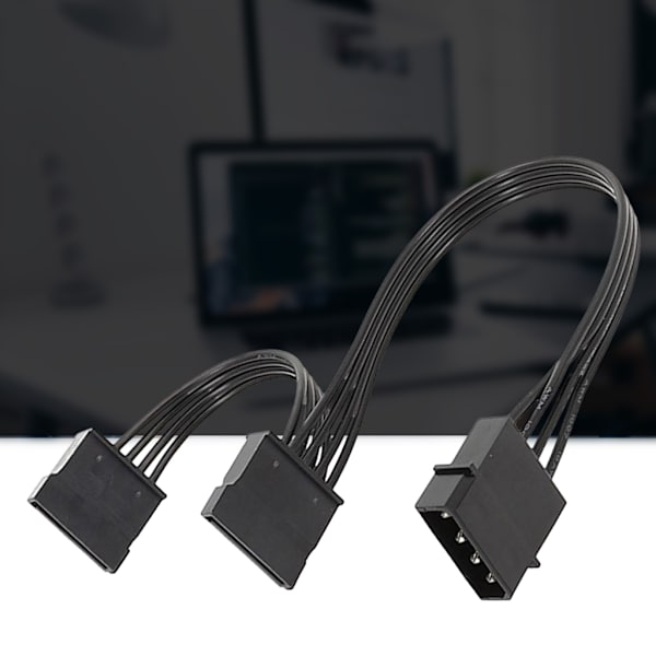 4-polet IDE Big til 2/3/4/5 harddisk Power 4P til Sata Y splitter adapterkabel null - B 0.04