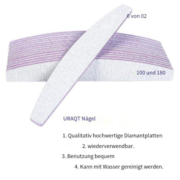 16 st nagelfilar 100/180, dubbelsidiga nagelfilar,_xx