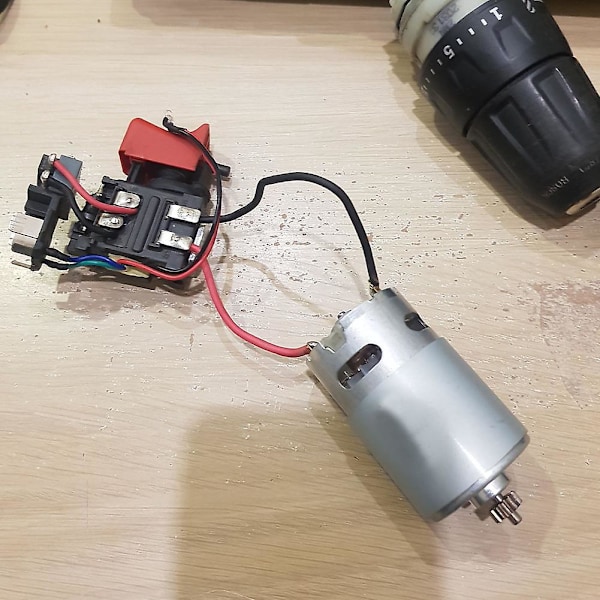 DC RS550 Motor 13 Tänder Ersättning för BOSCH Sladdlös Borrskruvdragare GSR GSB 12V Reservdelar