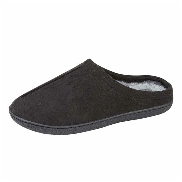 Zedzzz Alex Slippers til mænd 7 UK Sort Sort Black 7 UK