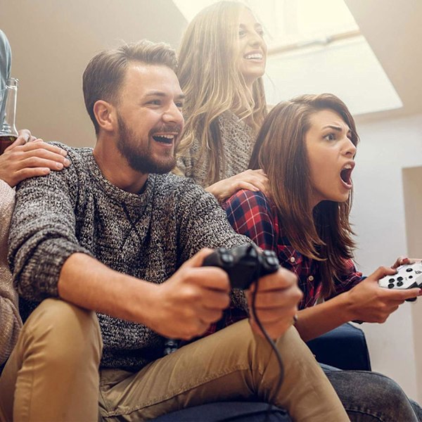 USB-trådløs spillkontroll Pi fjernkontroll Gamepad Gaming Joystick Dobbel vibrasjon Joypad
