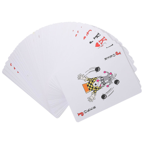 1 sæt store spillekort Store spillekort Kæmpe pokerspil Kæmpe poker spillekort