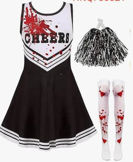 Halloween Piratfestdräkt för Barn Digitaltryck Cheerleading Performance single skirt 100cm