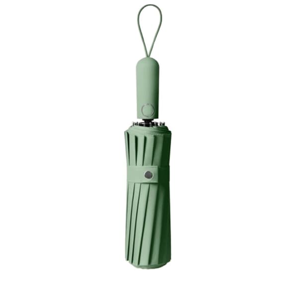 Fully Automatic Umbrella with 48 Ribs: Stormproof and Wind-Resistant Construction for Double Protection Green{azc} Green 736
