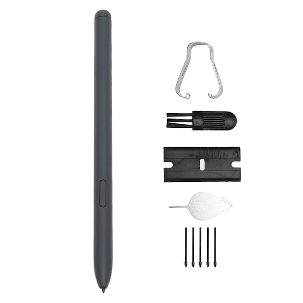 Tab S6 Lite Stylus Pen - Højfølsom smartpen med 5 spidser til SM P610 SM P615 tablet - Præcis størrelse, holdbar plastik - Sort