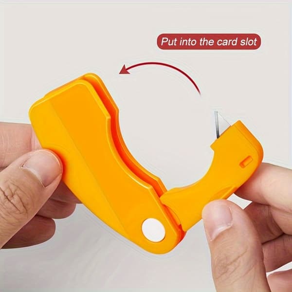 Apelsinskalare med fällbart handtag, plastcitron-grapefruktskalare, enkel