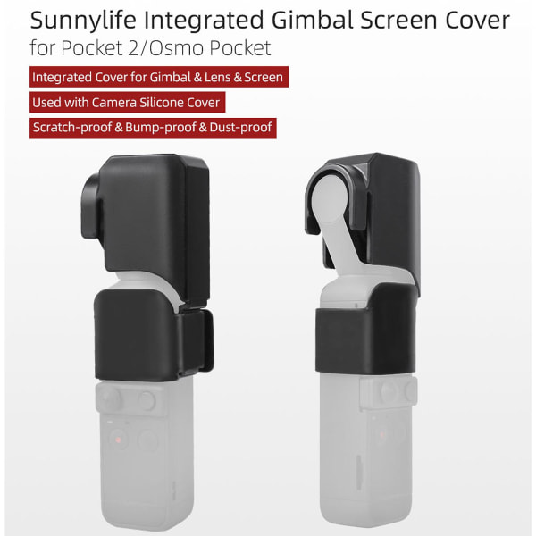 Til Dji Pocket 2/osmo Pocket Gimbal kamera Lens hætte Skærmbeskytter Cover Case