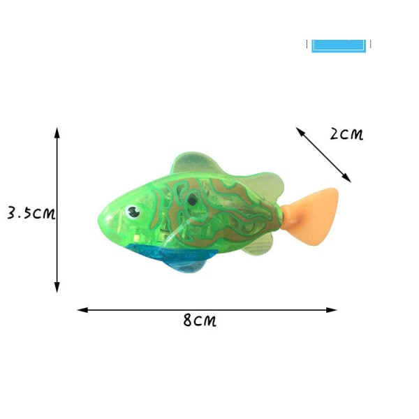 Svømmende robotfisk leketøy for katter, 2 stk. fisketank leketøy katt interaktivt kjæledyr leketøy elektrisk fisk