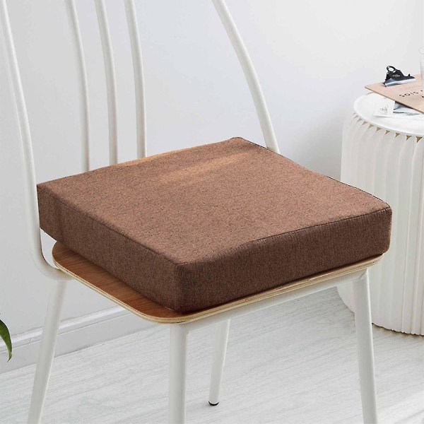 High Density Foam Pude Letvægts Komfortabel sædehynde til spisestuestole i hjemmet Stue Lyseblå 40*40*5cm