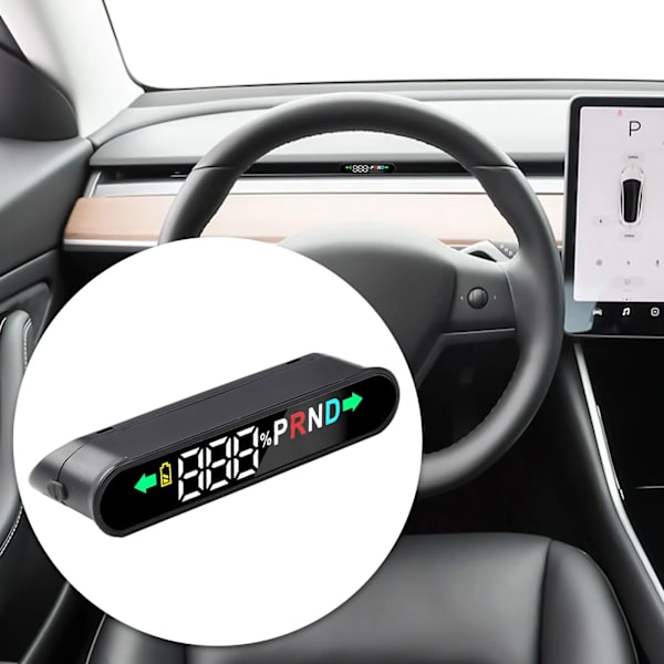 Vinduesdisplay til Tesla Model 3 Model Y Bil Digital Kørecomputer Display Speedometer Dør Åben Påmindelse 23-24 model Y
