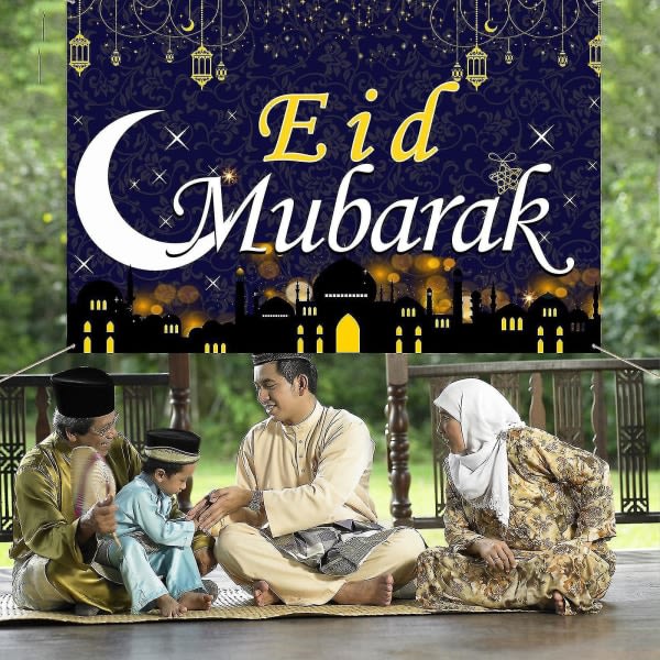 Ramadan Mubarak -koristeet taustabanneri, muslimi Ramadan Kareem -tausta Eid Mubarak Eid Al Fitr -juhlatarvikkeille D