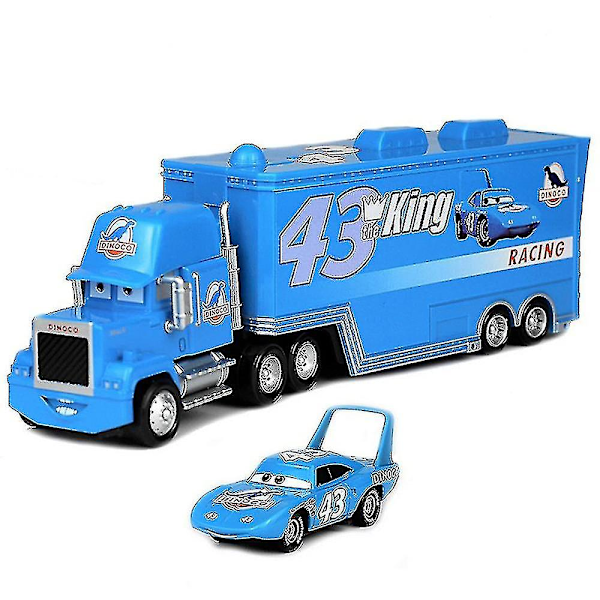 Autot 2 3 Elokuva McQueen King Chick Hicks Mack Truck Uncle Truck Urheiluautot Lelu Setit Lapset Pojat Syntymäpäivälahjat Mcqueen