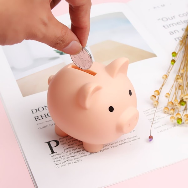Sparkasse Sarjakuva Sika Muotoinen Säästöpossu Punainen rode 10cmx8cmx9.5cm