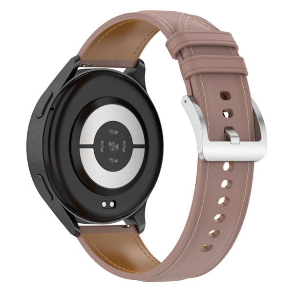 Klockarmband i äkta läder till Samsung Galaxy Watch 5, mörkrosa, Y Mörkrosa Dark pink 20 mm
