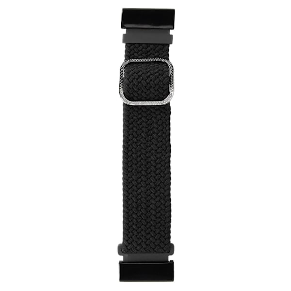 22mm Flätad Klockarmband 26mm Spänne Justerbart Elastiskt Spänne Stängning Flätad Ersättningsband för Fenix 7X Svart