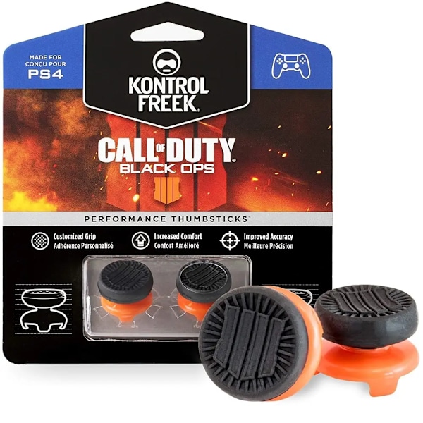 KontrolFreek FPS Freek Galaxy för Playstation PS4 5 High-Rise Analog Stick Joystick Controller Prestanda Tumstockar PS5 4-14