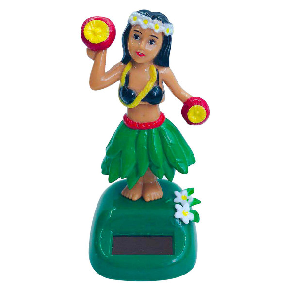 Solar Apple blomst tegneserie rystende hoved dukke bil dekoration kreativ gave børns legetøj Hawaii pige