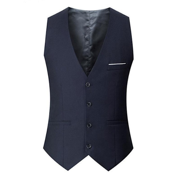 Kostymväst för män Business kostymväst för män mörkblå dark blue M