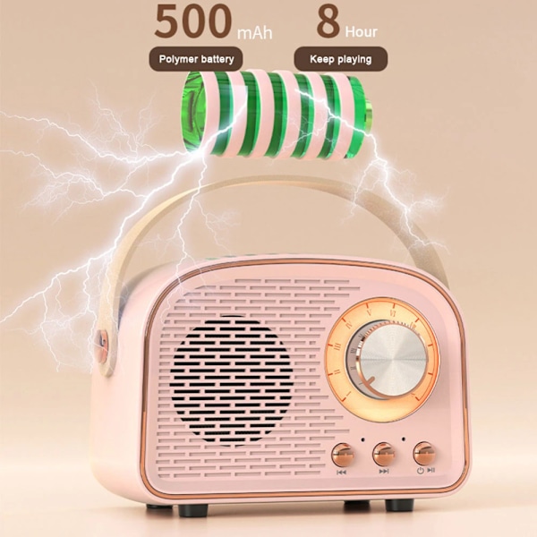 Mini Radio Bluetooth-høyttaler GRØNN Green